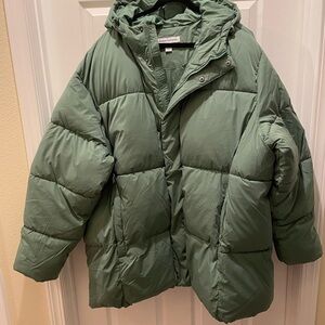 Green Puffer Jacket